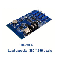 Tarjeta Receptora Inalámbrica WiFi para Teléfono Móvil con Pantalla LED Deslumbrante a Color HD-WF4 WF2 WF1, Controlador HuiDu, Último Modelo, Venta al Por Mayor