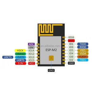 มินิ ESP-M2 ESP8285 โมดูลควบคุมอินเตอร์เน็ตไร้สายแบบโปร่งใส ESP8266 โมดูลมินิ - Product Image 3