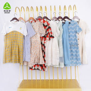 Gracer A02-2 grosir pembersihan pabrik gaun katun pendek wanita pakaian bekas Musim Panas pesanan Minimum 45kg semua - Product Image 3