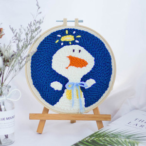 Dropshipping Trẻ Em Thủ Công Mỹ Nghệ Mô Hình Động Vật Punch Needle Starter Bộ Dụng Cụ Sợi Mềm DIY Vá - Product Image 4