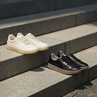Chaussures décontractées pour hommes, perforées, à lacets, semelle épaisse, plateforme respirante