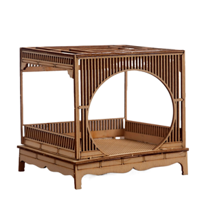 เฟอร์นิเจอร์ไม้สไตล์จีน 1:25, เตียง, ตู้เก็บของ, ตู้เสื้อผ้า, โต๊ะกลม, ไม้แขวนเสื้อ, โมเดลไม้จันทน์ - Product Image 3