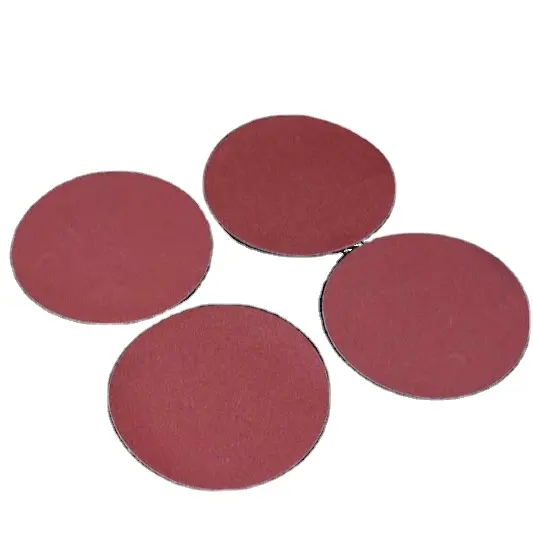 Portable high quality durable material red paper rotari sanding disc
