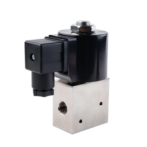 วาล์วโซลินอยด์สแตนเลสแบบ 3 ทาง ดีไซน์กะทัดรัด รูใหญ่ 12v 24v Ac220v - Product Image 2
