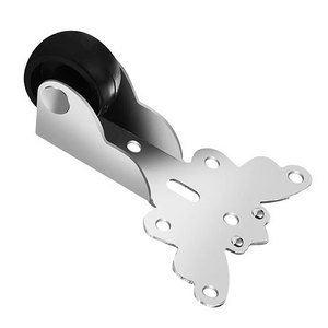 Rueda Inferior para Puerta Corredera, Polea de Acero Inoxidable para Puerta de Armario, Rodamiento Suave, Diseño Minimalista - Product Image 3