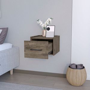 Nightstand ลอยสีน้ำตาลเข้มสำหรับห้องนอนผลิตภัณฑ์ calion - Product Image 5