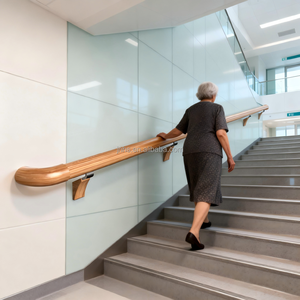 Système de <span class=keywords><strong>protection</strong></span> murale pour couloir d'hôpital en PVC et aluminium avec résistance au feu, capacité de charge de 150 kg, antidérapant - Product Image 2