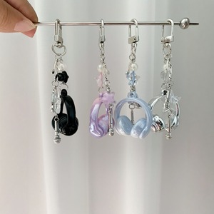 AM Hit Cross-border Best-selling Trend Music <strong>Headphones</strong> Personalized Cool Version Student Backpack Keychain Pendant - Product Image 2