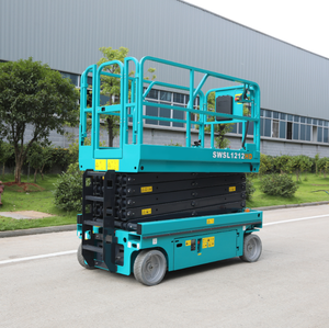 Plataforma Elevadora de Tijera Autopropulsada Eléctrica Hidráulica SWSL1212HD de 12m y 320kg, Sin Emisiones - Product Image 2