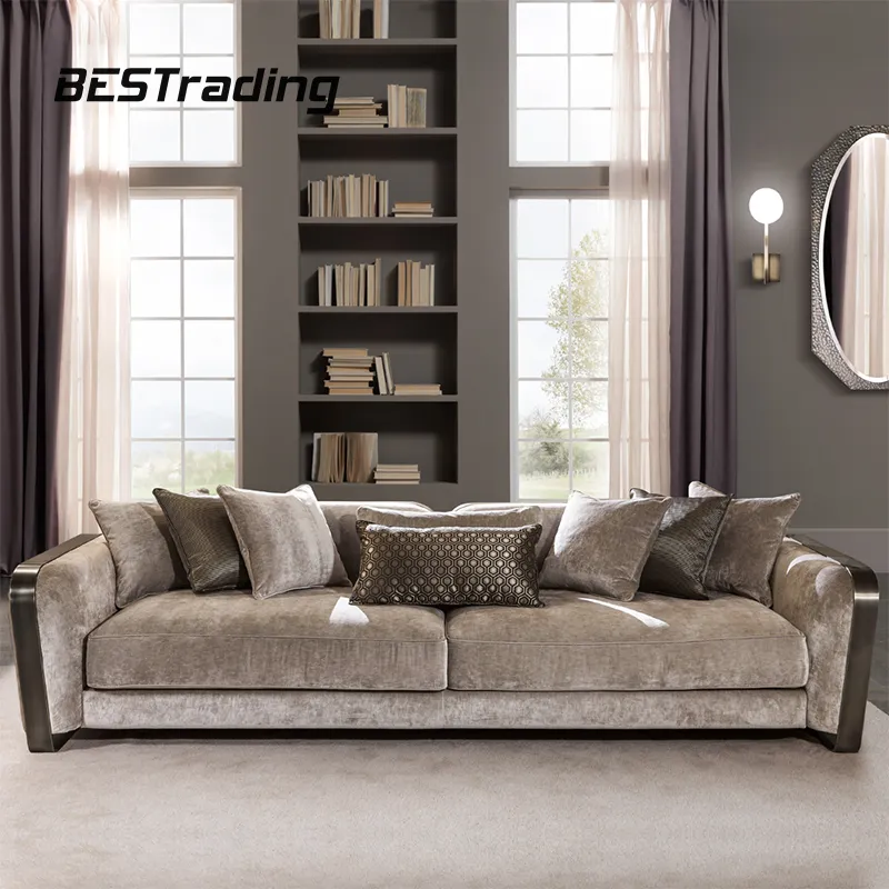 Đồ Nội Thất Phòng Khách Kiểu Ý Ghế Sofa Nhung Khách Sạn Sảnh Khách Bộ Sofa Bộ Ghế Sofa