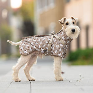 سترة للحيوانات الأليفة من VPETBR، ملابس شتوية مقاومة للماء والرياح، ملابس فاخرة للكلاب، ملابس سميكة دافئة بنمط صلب، ملابس متنفسة للطقس البارد - Product Image 5