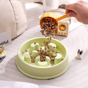 Tazón de Alimentación Lenta para Mascotas, Redondeado, Antiasfixia, con Nudos Elevados para Comer Lentamente y Entrenar el Cerebro - Product Image 4