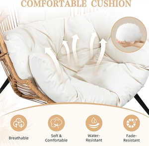 Sofá Loveseat Extra Grande para Exteriores con Cojines - Impermeable, Duradero - Product Image 2