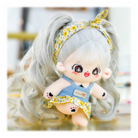 Personnalisé de haute qualité coton nordique fée apaisant fille poupée jouets en peluche à la main en peluche