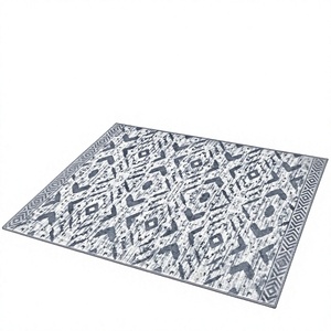 Tapis de luxe en coton abstrait bohème fait main, grande taille, idéal pour salon, chambre, bureau, hôtel, couloir – Vente chaude - Product Image 3