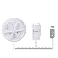 Lave-linge/sécheuse portable USB automatique à ultrasons pour chaussures, sous-vêtements et chaussettes, mini cuve en plastique tout-en-un, haute efficacité, pour extérieur