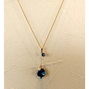 Coquillages décoratifs traditionnels, couleur bleu vif, vente en gros, collier pendentif - Product Image 1