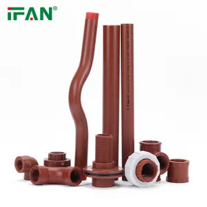 IFAN Wholesale Plastic Water Fitting Plumbing PPH Pipe And Fitting Elbow Nipple Thread PPH Fitting