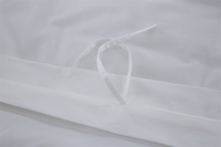 Housse de couette, ensemble de draps de lit d'hôtel 5 étoiles, ensemble de literie, housse de couette blanche, couette, oreiller, linge de lit en coton, personnalisé