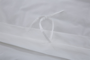 Duvet cover 5 sao khách sạn bedsheet Set <span class=keywords><strong>bedding</strong></span> Set Trắng Quilt Cover Duvet gối cotton Khăn trải giường tùy chỉnh - Product Image 5