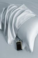 Vente flash OEKO FSC 300TC/400TC Draps de lit en bambou biologique 4 pièces avec poche profonde, housse de couette plate, ensemble de literie personnalisé