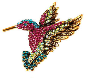 Kore Rhinestone broş baykuş aksesuarları geyik arı çiçek tavuskuşu fil kelebek broş Pin kadınlar için - Product Image 4