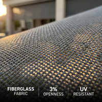 Pérgola de Aluminio Resistente a Huracanes, con Láminas Reforzadas, Protección UV Bioclimática e Iluminación LED para Balcón