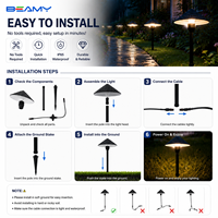 Lumières LED RGB à pixels pour Noël et Halloween, programmables, basse tension, étanches, pour extérieur, jardin, paysage, éclairage décoratif