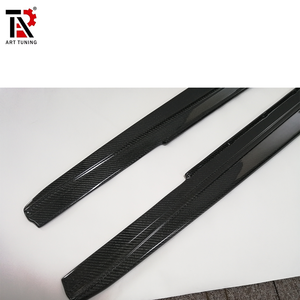 Jupes latérales en fibre de carbone style MP pour <span class=keywords><strong>BMW</strong></span> Série 5 M5 F90 G30 2017-2023 – Marchepieds latéraux en fibre de carbone sèche <span class=keywords><strong>M</strong></span>-Performance - Product Image 6
