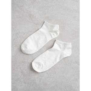 Chaussettes de sport de base pour hommes Monfoot blanc Logo personnalisable antibactérien respirant fibre de bambou haute qualité impression motif gratuit - Product Image 1