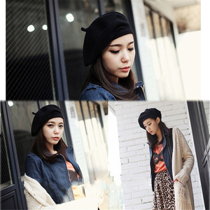 Boina de pintor Vintage personalizada para <span class=keywords><strong>mujer</strong></span>, gorros lisos cálidos para invierno, sombreros cegadores Peaky para la cabeza, boina para <span class=keywords><strong>mujer</strong></span> - Product Image 6