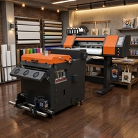Impresora DTF Compacta Allprint Certificada de 60 cm A1 24 Pulgadas con Secador Agitador para Impresión de Telas a Alta Velocidad