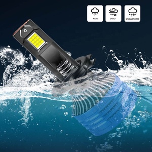 Vente bon marché QZ37 Feux de toit de voiture, phare LED de voiture, IP68, aluminium aéronautique, double tubes en laiton, ampoules de voiture rouges - Product Image 2