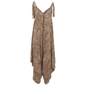 Mono Casual de Cintura Alta Asimétrico para Mujer, 100% Algodón Transpirable, Ofrece Comodidad, Estilo y Versatilidad para el Uso Diario - Product Image 2