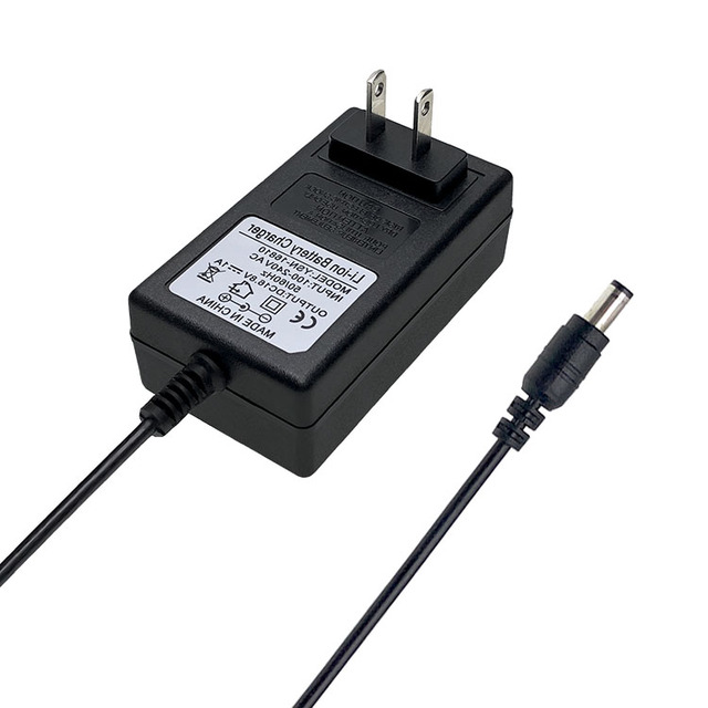 AC-DC 8.4V 3A Li-Ion Battery Charger for 2S 18650 Batteries Plug in with Universal Plug
