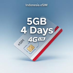 โซลูชันซิมคู่ Superalink Twin ESIM สำหรับธุรกิจในอินโดนีเซีย - ดาต้า 5GB 1 หมายเลขมือถือ 2 วัน สตรีมเพลงไม่จำกัด LTE Advanced - Product Image 1