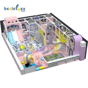 Large Indoor Playground Explore Modern Equipment Including Ball Pits Soft Play Areas Slides Swings Trampolines Climbing Ropes