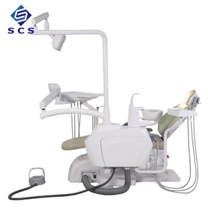 Cina Foshan attrezzature di fabbrica sedie dentali prezzo unitario con girevole <span class=keywords><strong>in</strong></span> <span class=keywords><strong>ceramica</strong></span> sputacchetta - Product Image 1