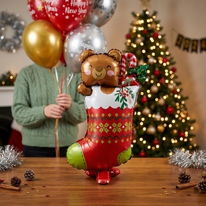 Décorations de Noël BLN : Père Noël, Bonhommes de neige, Hommes en pain d'épices, Éléphants de Noël, Soldats Casse-Noisettes, Chaussettes, Boîtes Cadeaux pour les Fêtes - Product Image 4