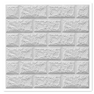 Carrelage mural 3D 35x35cm, décoration murale en briques, <span class=keywords><strong>papier</strong></span> <span class=keywords><strong>peint</strong></span> en mousse XPE, autocollant en briques 3D, carrelage mural pour salle de bain - Product Image 5