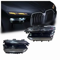 Phare de voiture pour BMW Série 7 I7 G70 LCi 735Li 740Li I7 Phare LED en cristal Swarovski