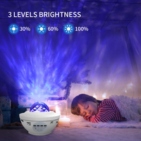 Projecteur d'étoiles LED avec haut-parleur Bluetooth, lampe d'ambiance ciel étoilé télécommandée, vente chaude directe usine