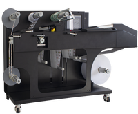 Impresora de etiquetas de rollo a rollo de inyección de tinta de grado industrial personalizada automática de lotes pequeños todo en uno para etiquetas personalizadas
