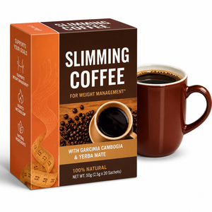 Café minceur en poudre à marque privée avec Garcinia Cambogia et Yerba Maté : Brûle les graisses, stimule le métabolisme, naturel - Product Image 1
