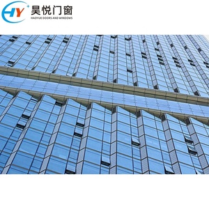 Ventanas <span class=keywords><strong>de</strong></span> Rascacielos <span class=keywords><strong>de</strong></span> Diseño Moderno, Muro Cortina con Rotura Térmica, Fachada <span class=keywords><strong>de</strong></span> Vidrio para Edificios, Otras <span class=keywords><strong>Puertas</strong></span> y Ventanas <span class=keywords><strong>de</strong></span> Aleación <span class=keywords><strong>de</strong></span> Aluminio - Product Image 4