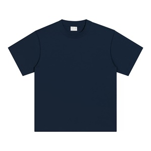 Custom 300G Heavyweight 96%+ Cotton T Shirt OEM ODM Oversized Unisex Crew Neck Blank Short Sleeve <b>Tee</b> with Logo - Product Image 2