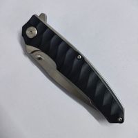 Couteau de poche pliable Python personnalisable de qualité OEM pour le camping, lame en acier inoxydable 3CR13 ultra-affûtée, manche en nylon, garantie 1 an