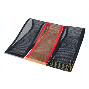 Machine de fusion anti-UV à bordure rouge 4x4 Ptfe enduit fibre de verre tissu à mailles ouvertes séchage bande transporteuse - Product Image 4