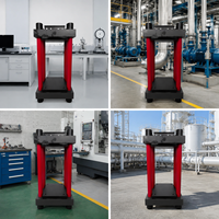 Système de calibrage de vérin hydraulique haute précision 5000N, transducteur de force de charge standard de laboratoire avec cadre de réaction, dispositif 220V