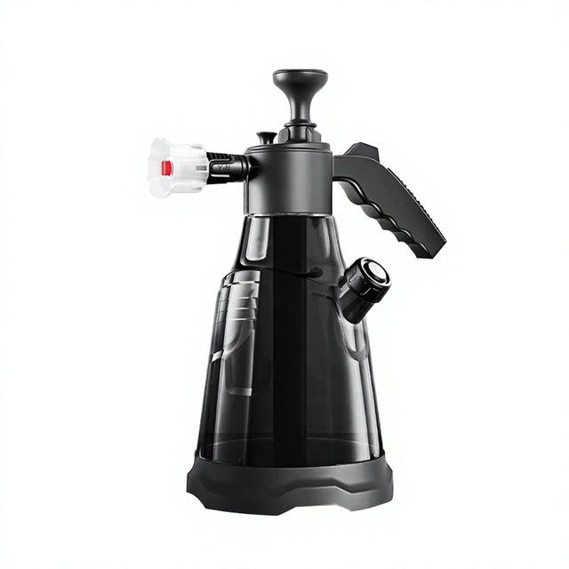Manual High Pressure Foam Sprayer 2.3L PP Handheld Adjustable Spray Foam Cannon Pump Sprayer for Car Washing Gardening